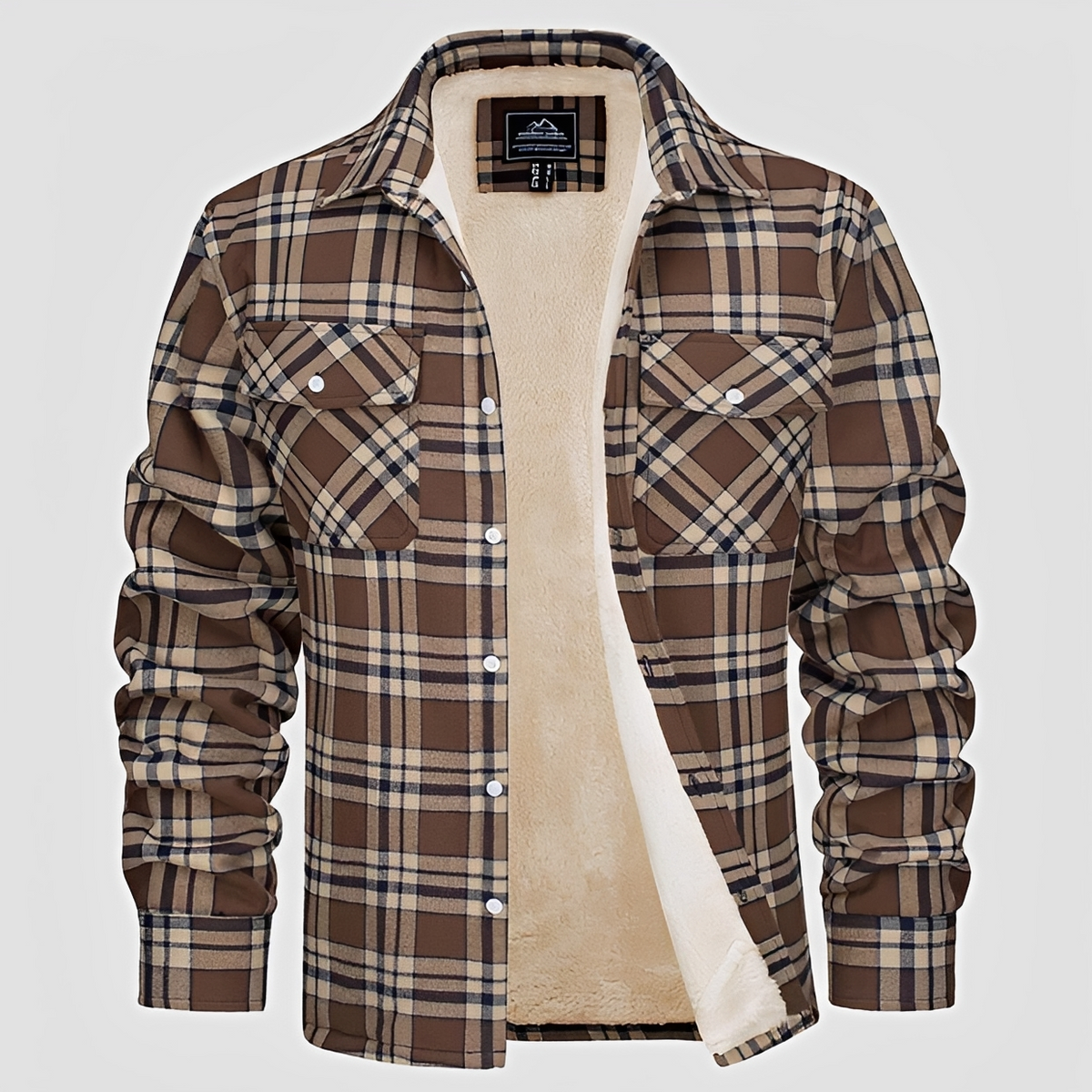Marlon - Durable winter checkered shirt