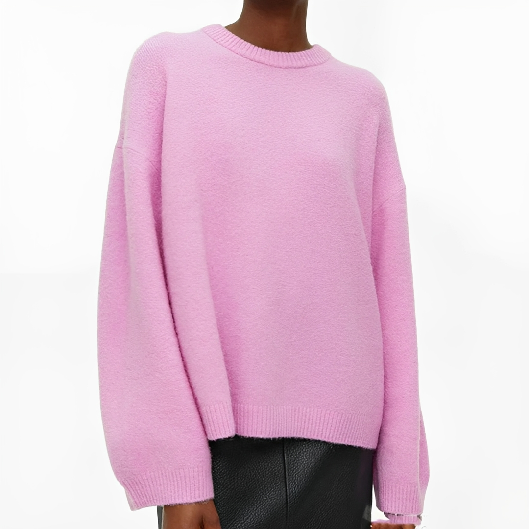 Clariza - Comfortable and snug crew neck sweater