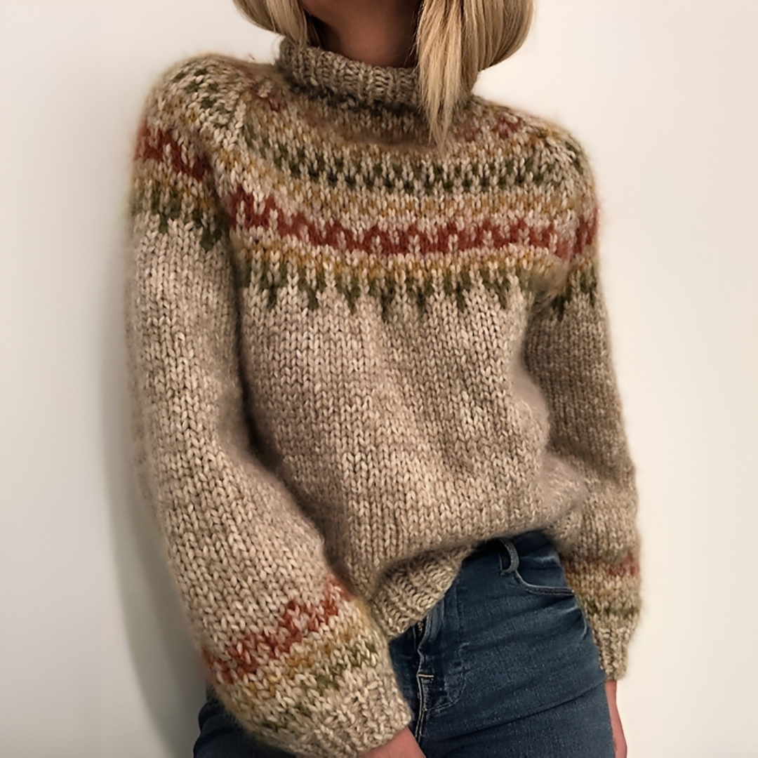 Arllene - Warm and snug turtleneck sweater