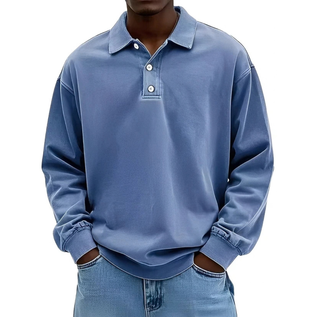 Clayton - Timeless and cozy long-sleeve shirt