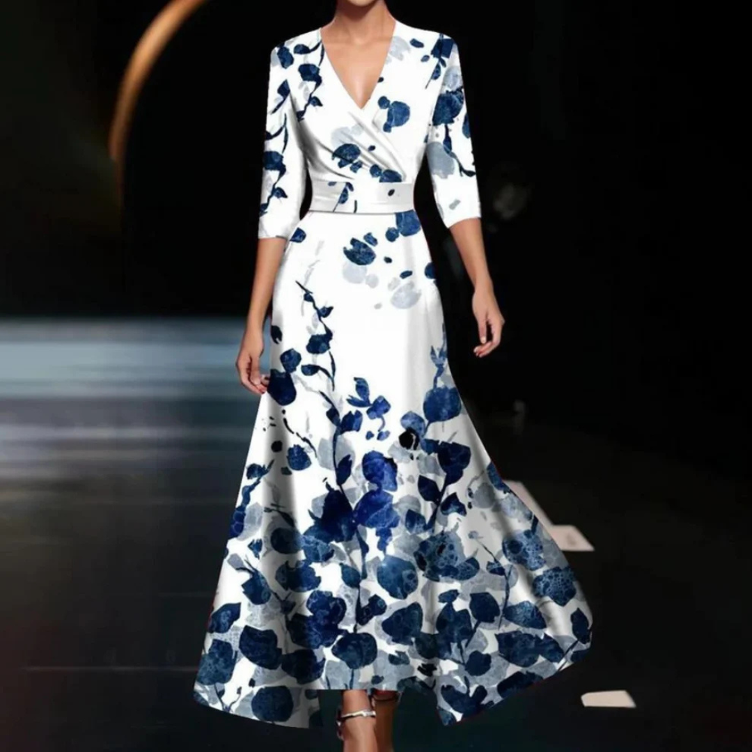 Yuna - Elegant wrap dress