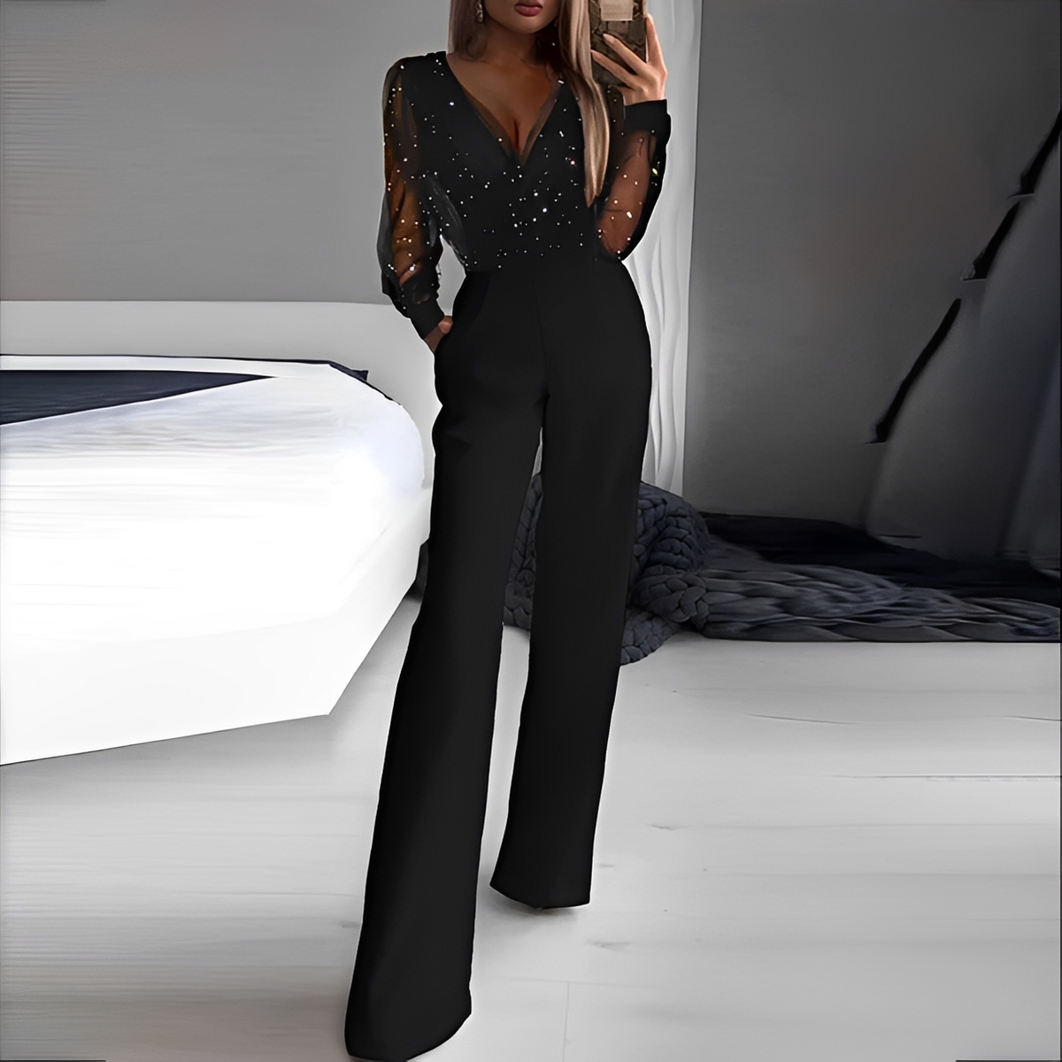Arianna - Stylish V-neck jumpsuit