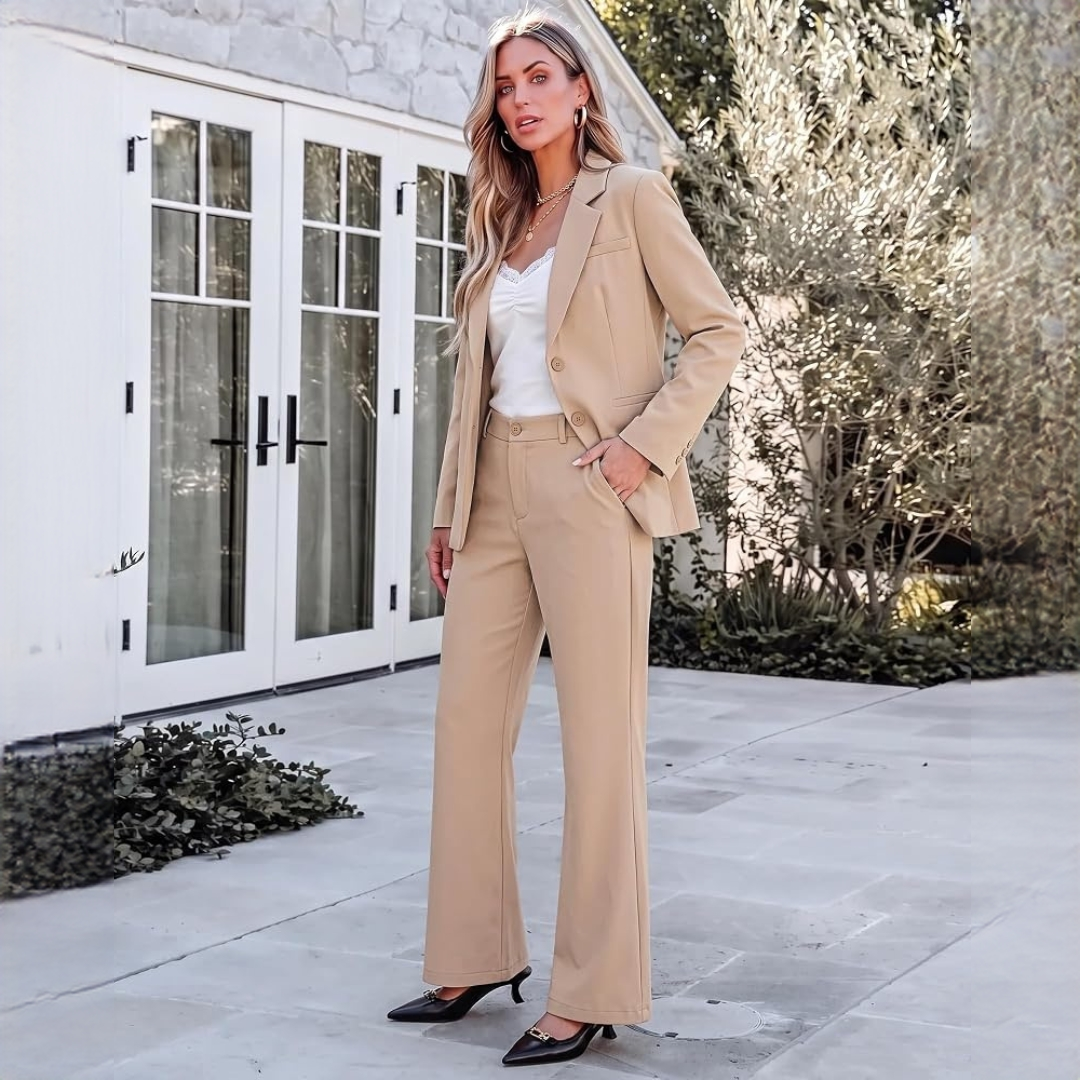 Johara - Relaxed set with jacket and trousers
