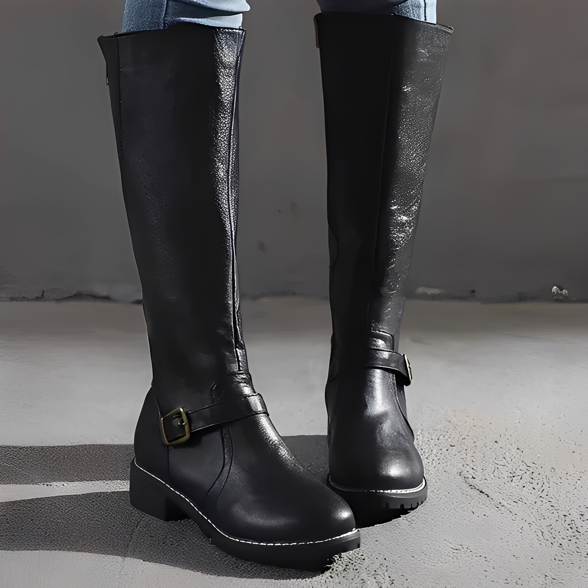 Livie - Elegant boots with zipper