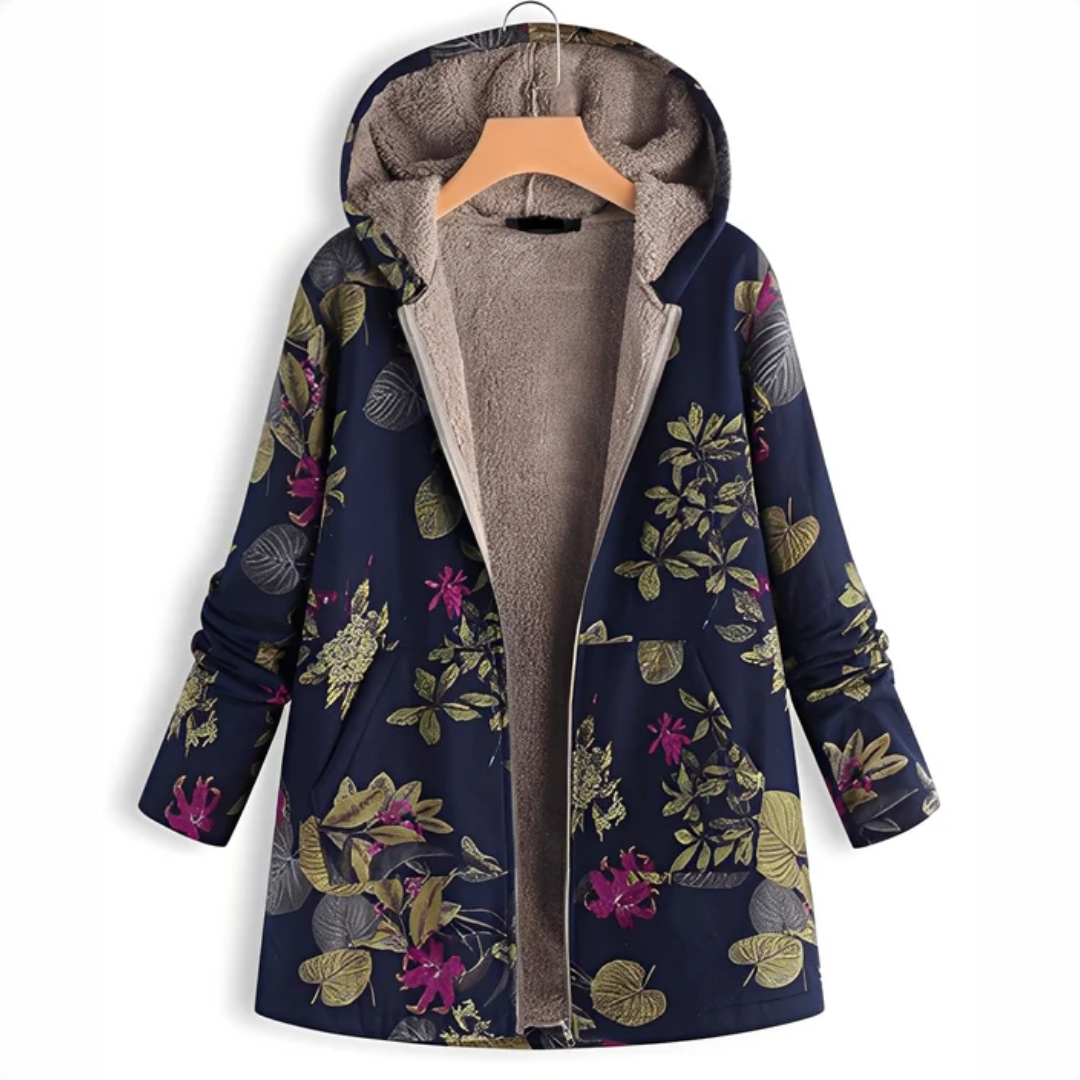 Jaslene - Timeless and cozy hooded jacket