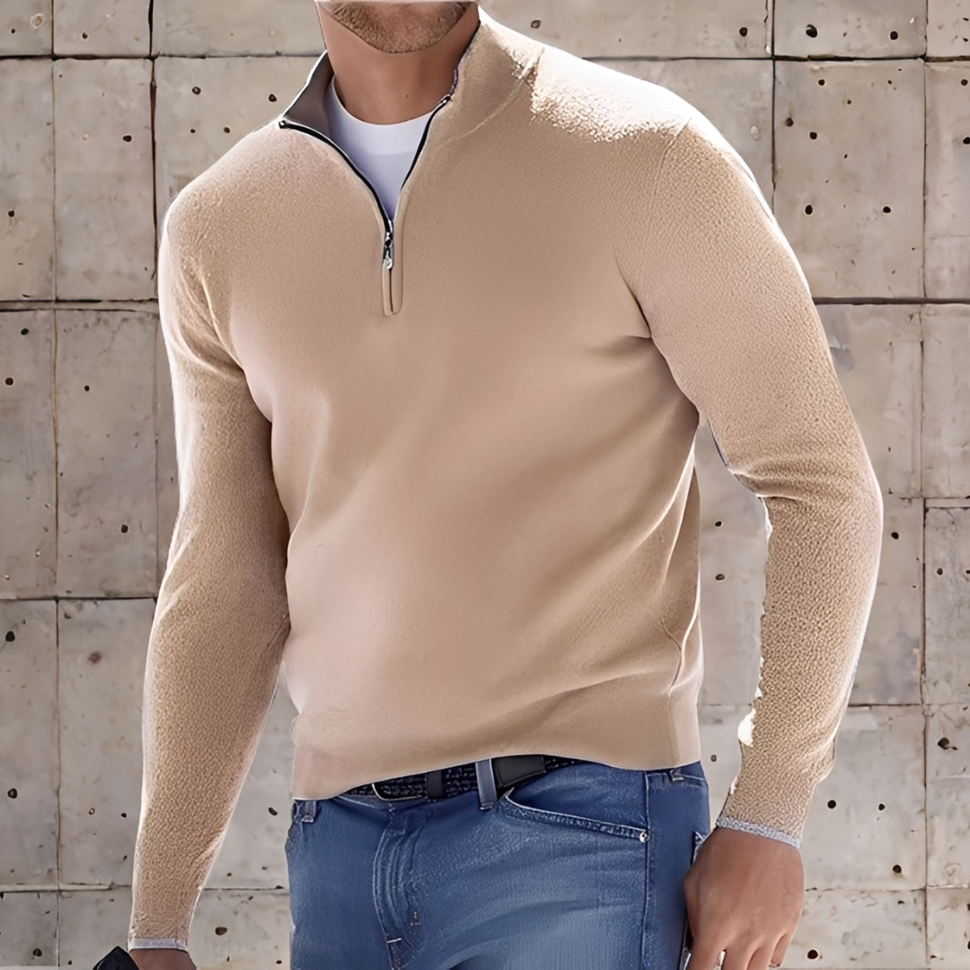 Tyries - Comfortable and snug zip-up sweater
