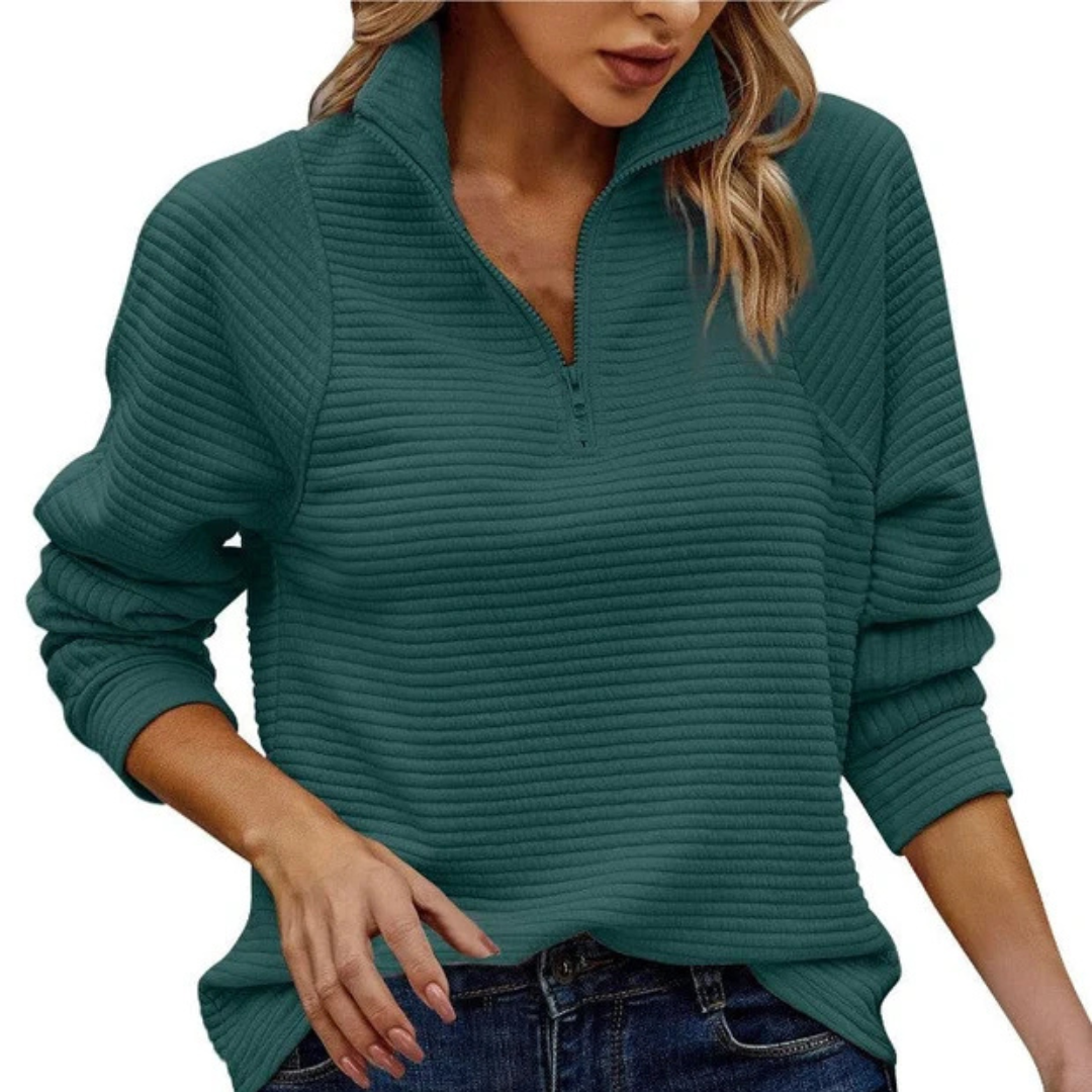 Zennia - Comfortable half-zip pullover