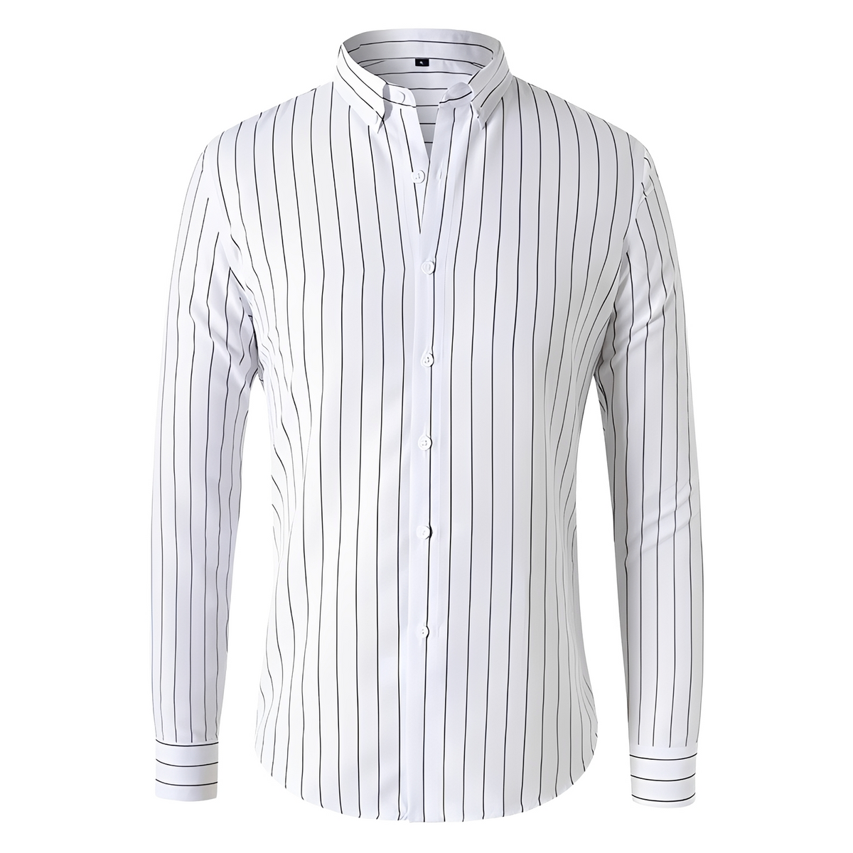 Dennis - Long-sleeve shirt with stripes and relaxed fit