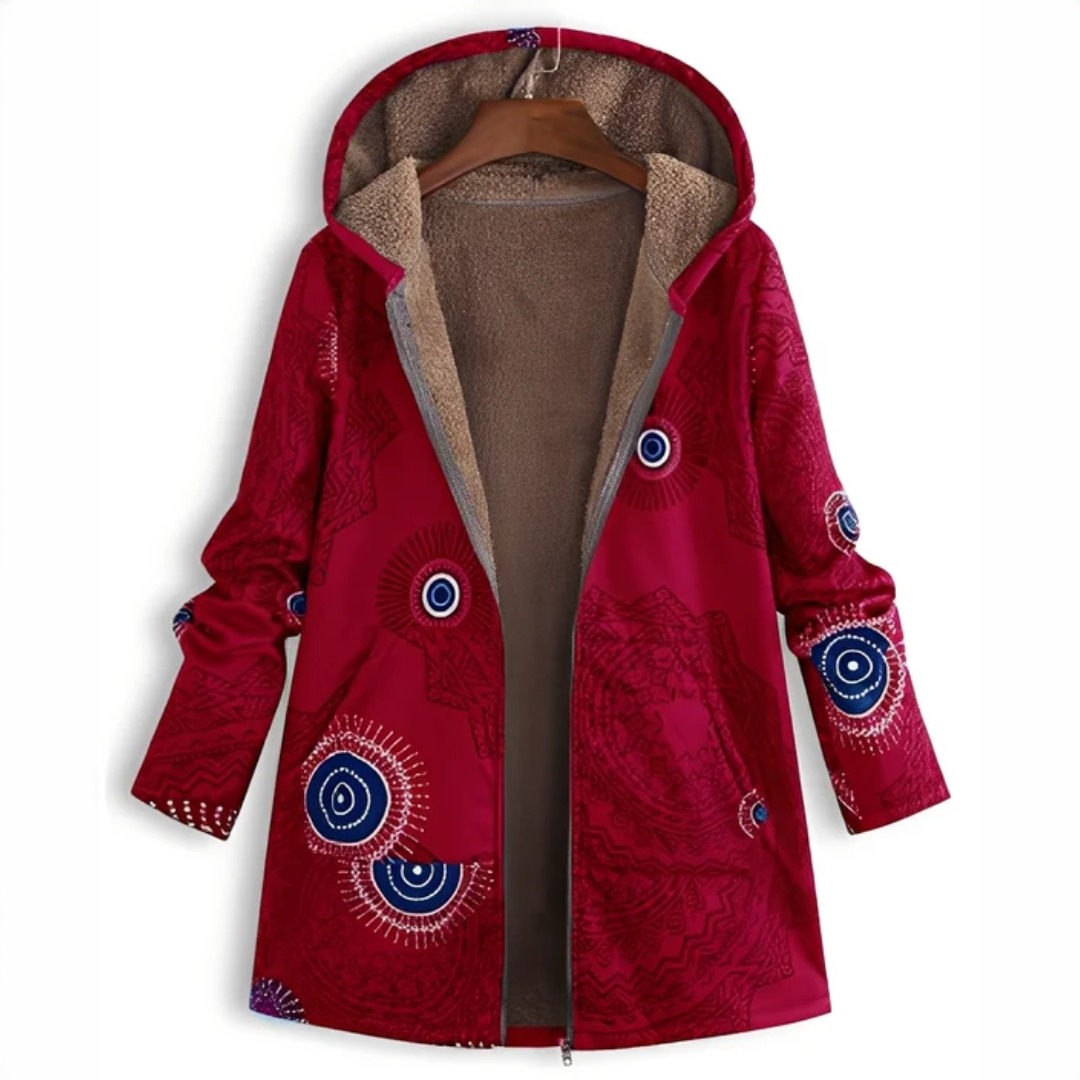 Jaslene - Timeless and cozy hooded jacket