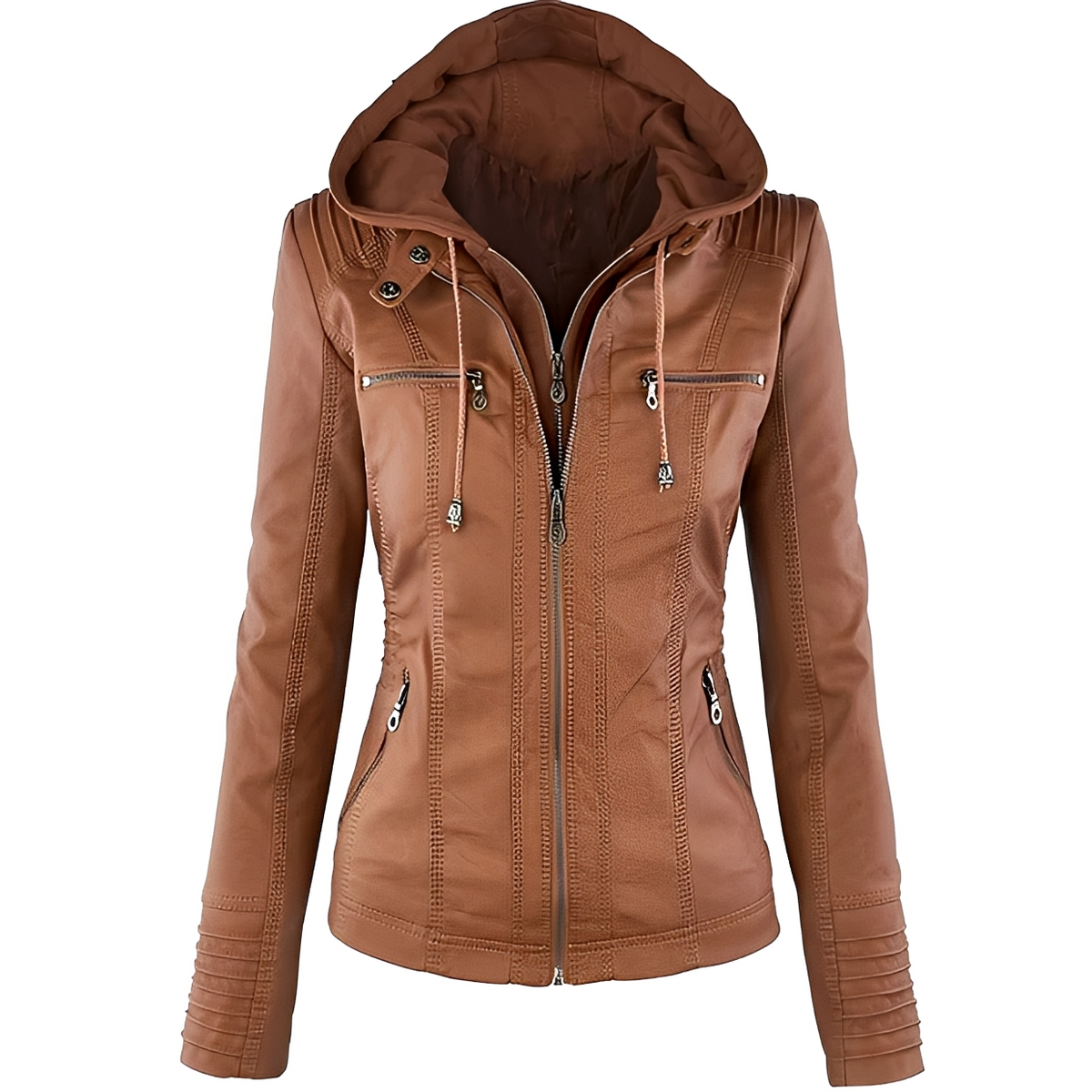 Janine - Elegant and cozy hooded jacket