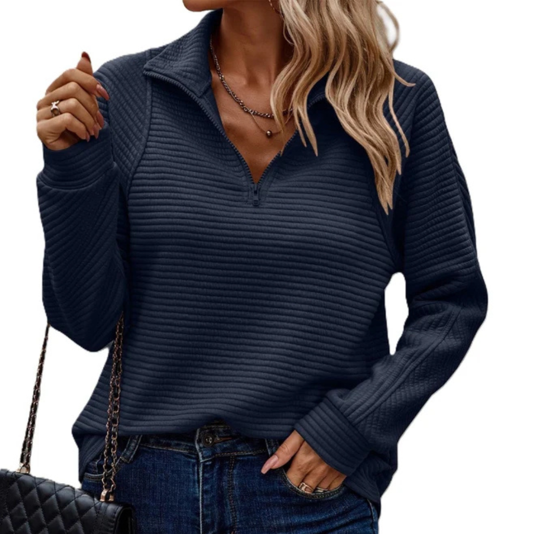 Zennia - Comfortable half-zip pullover