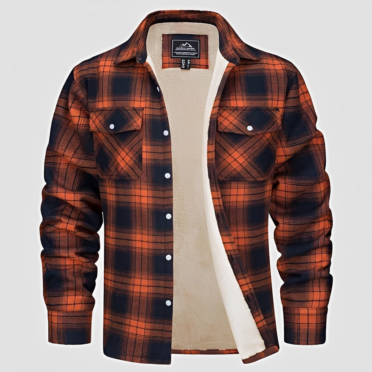 Marlon - Durable winter checkered shirt