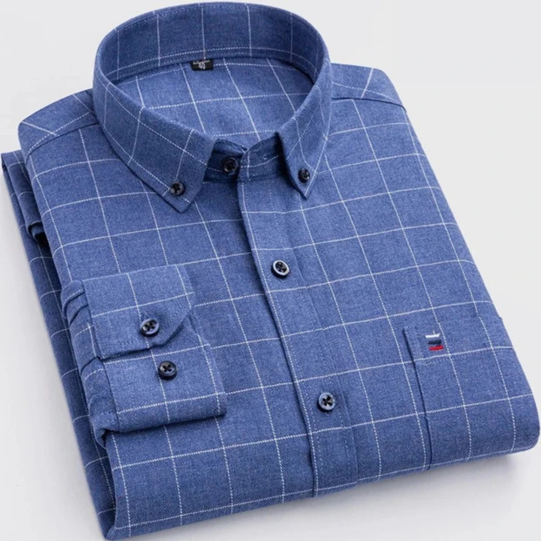 Johan - Long-lasting long-sleeve checkered shirt