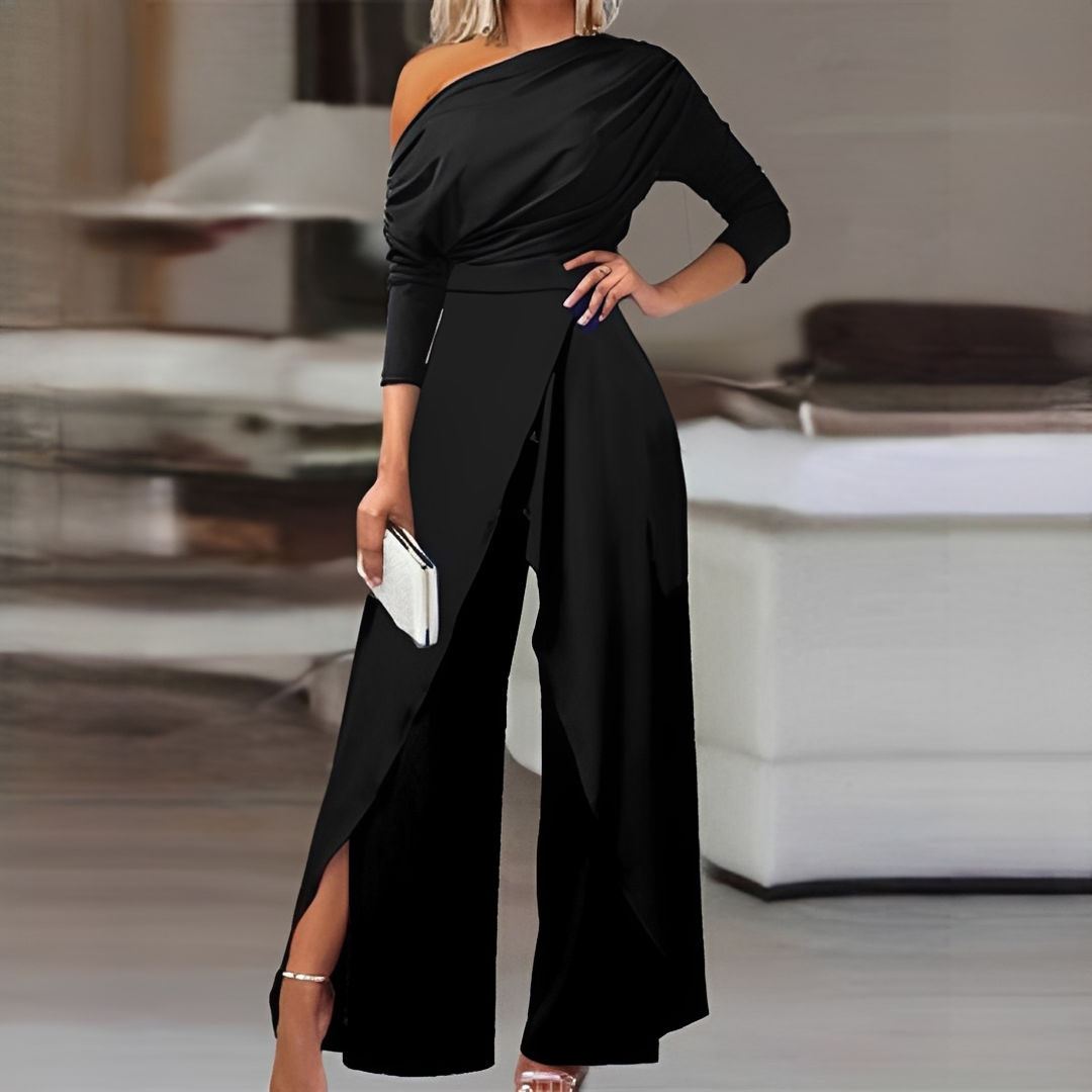 Noelle - Timeless jumpsuit with extended sleeves