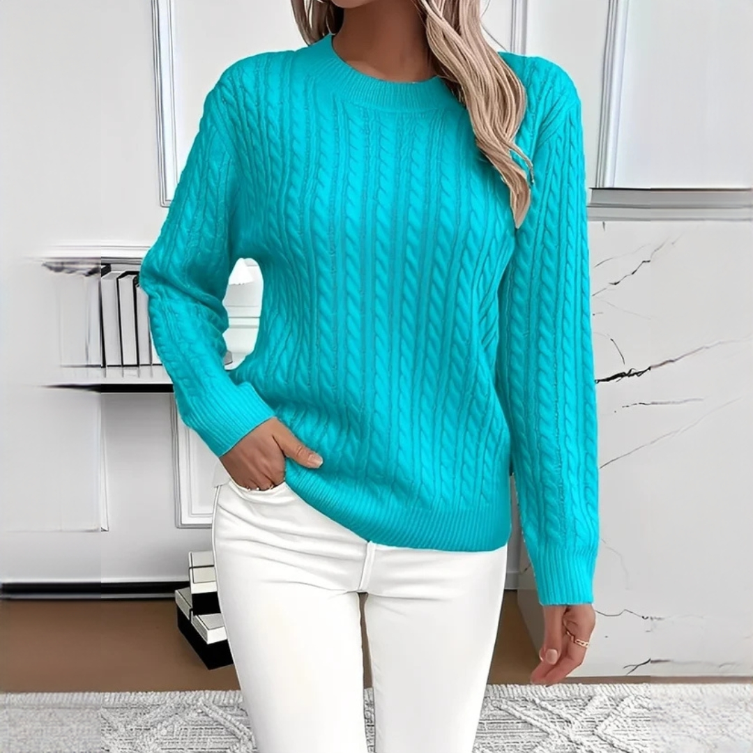 Charisse - Comfortable crew neck sweater