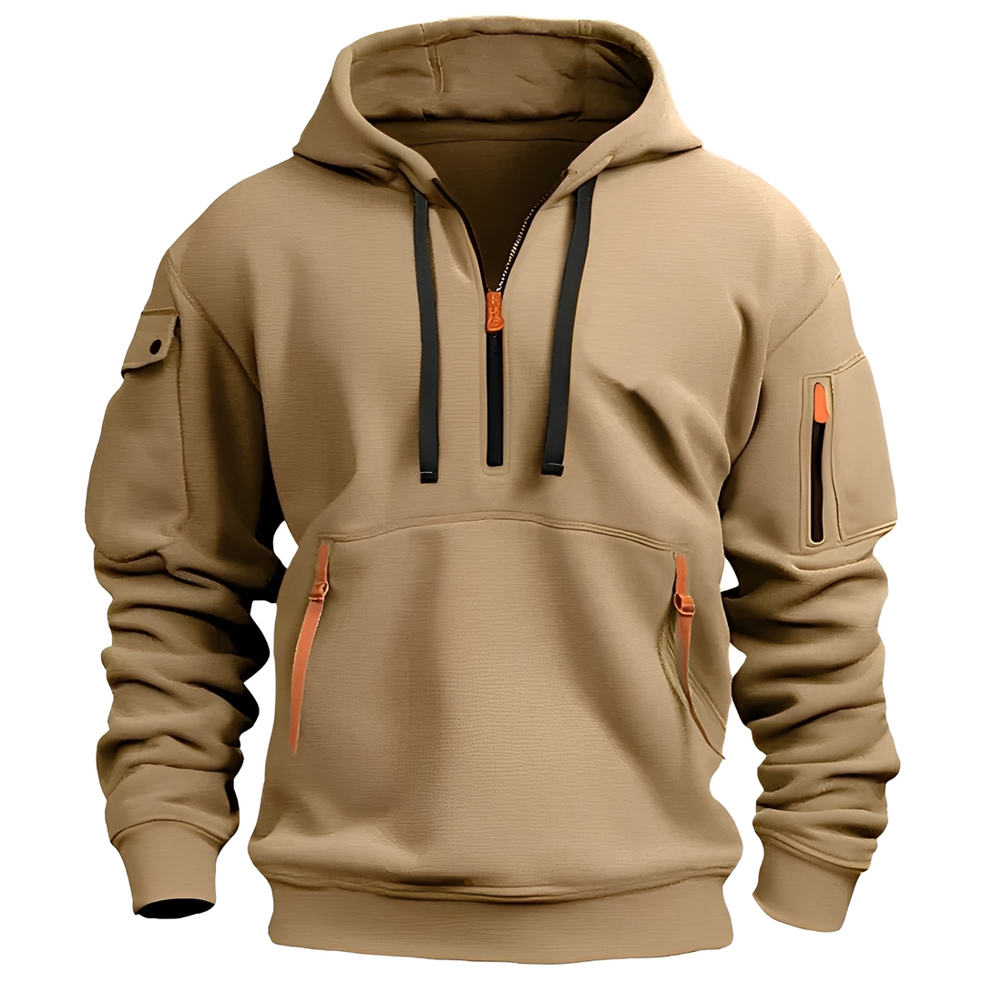 Norton - Sturdy half-zip hoodie