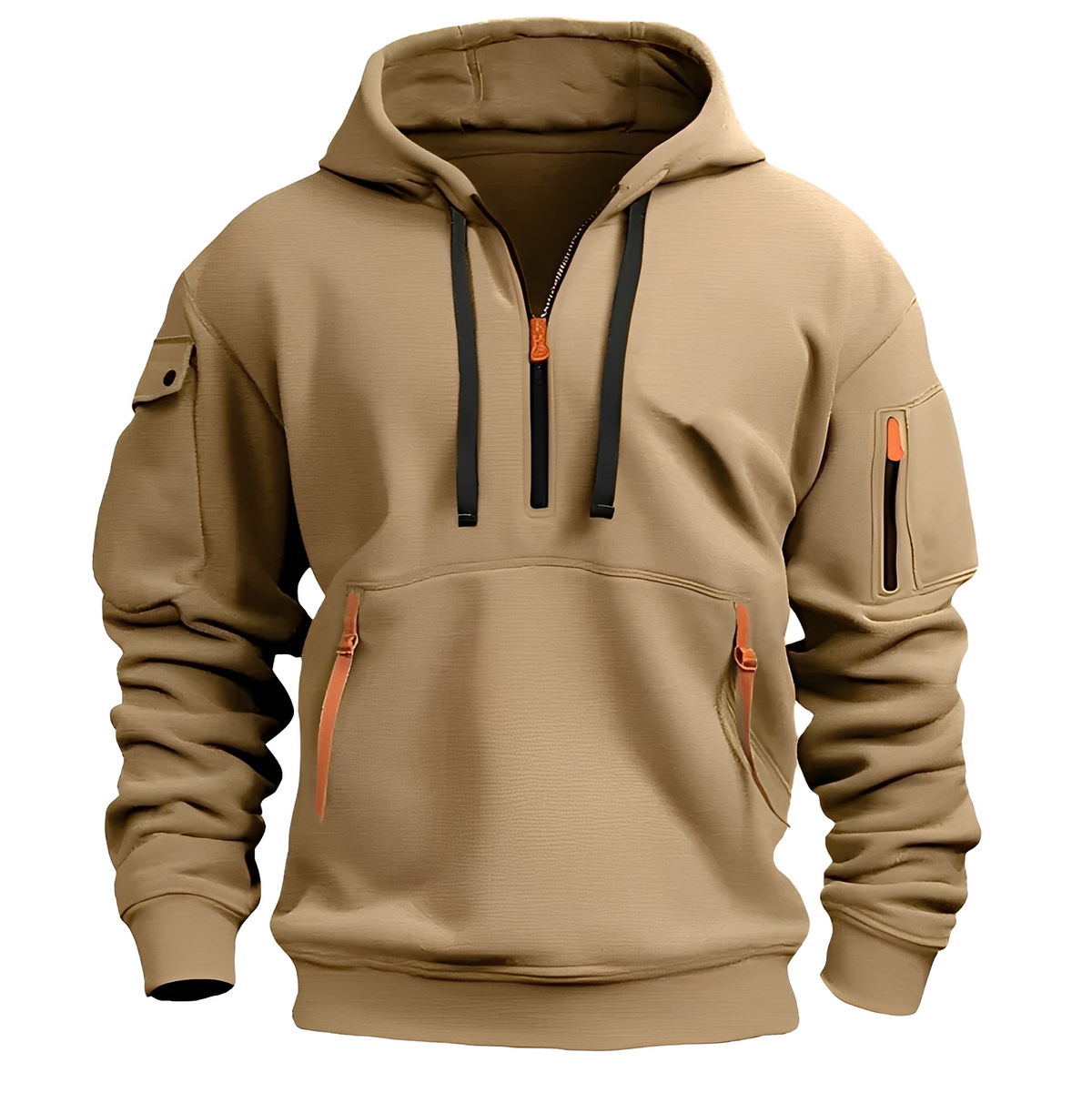 Norton - Sturdy half-zip hoodie
