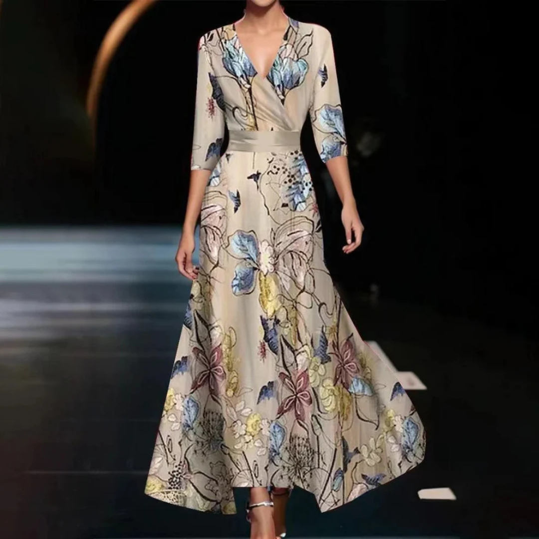 Yuna - Elegant wrap dress