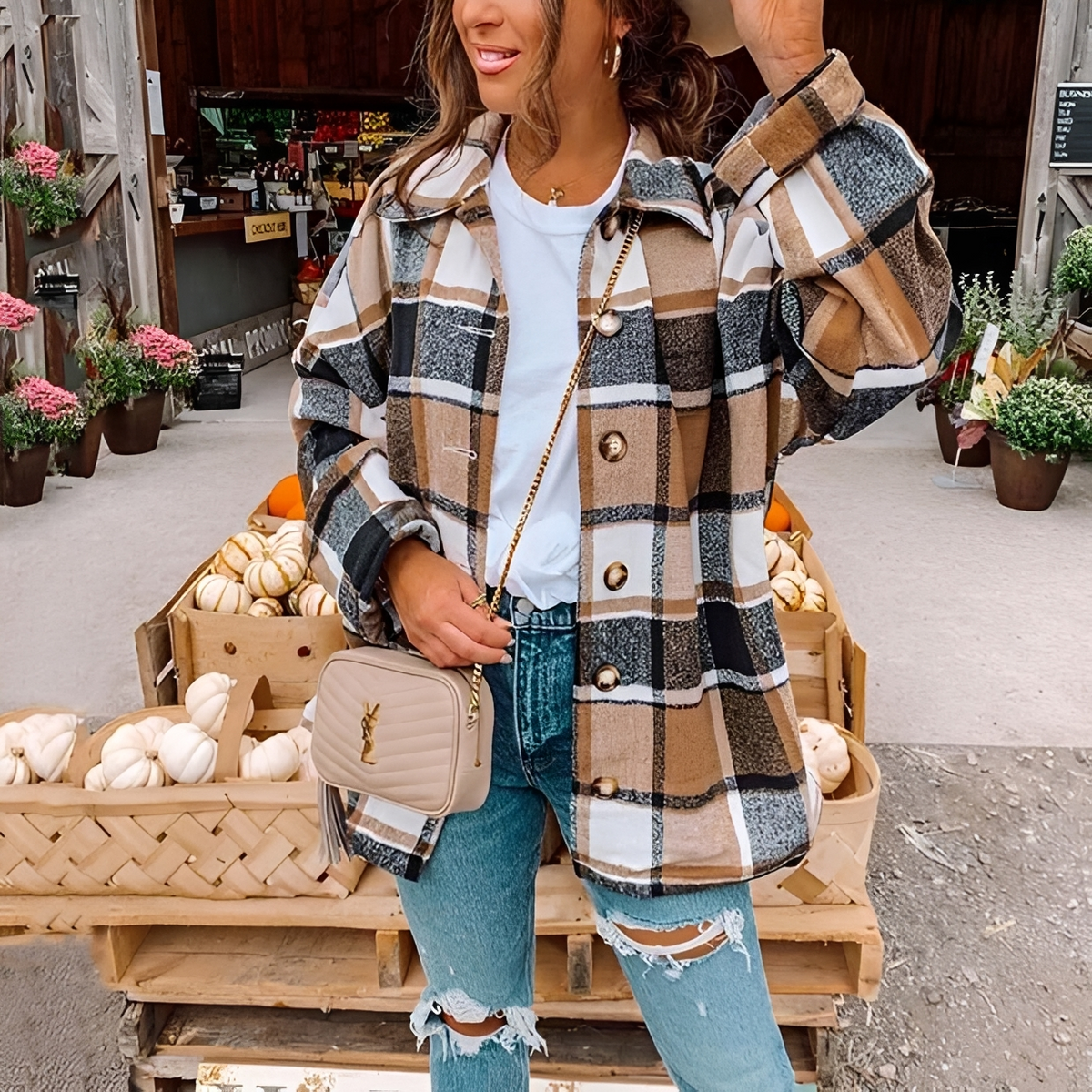 Anna - Stylish and cozy oversized shirt
