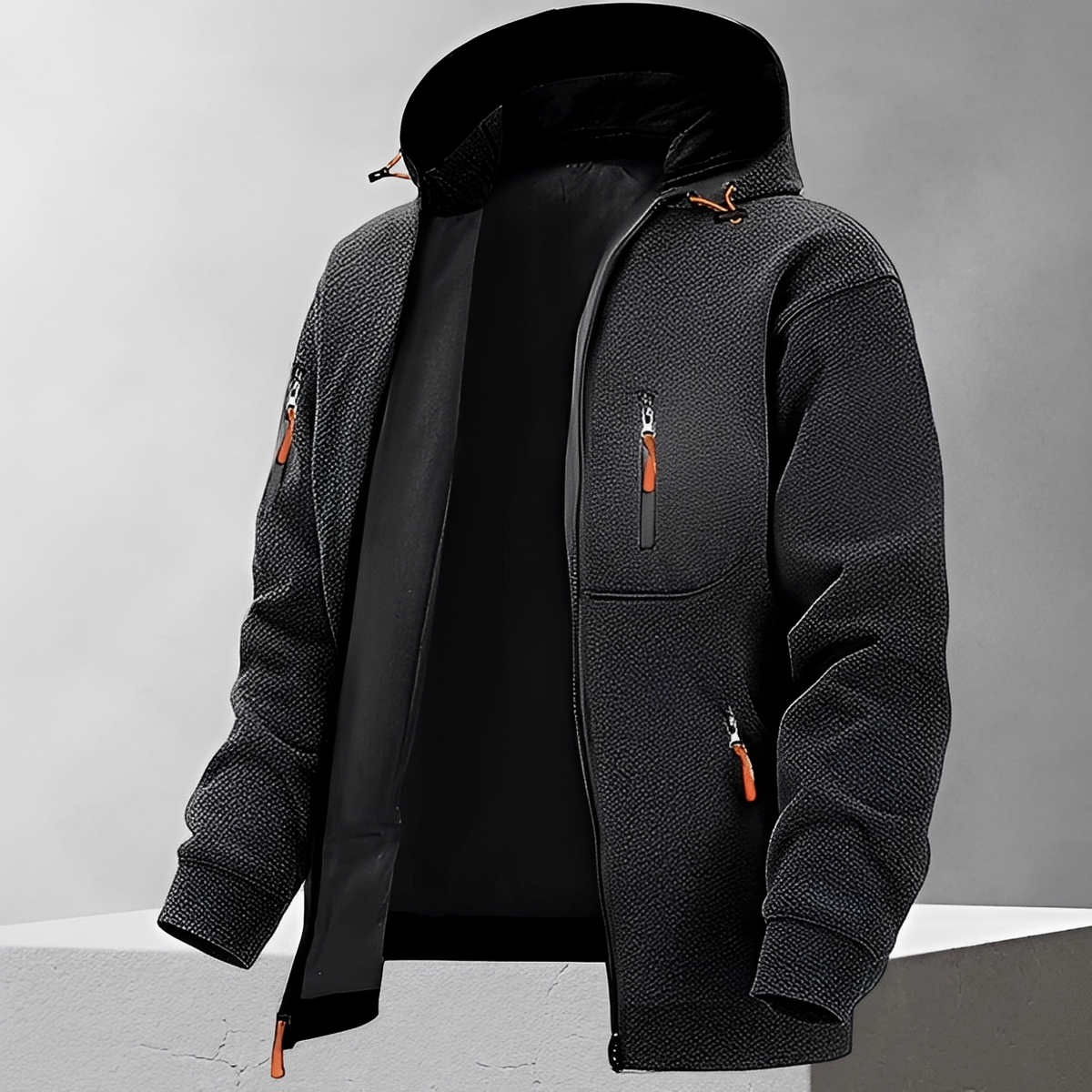 Simon - Durable and cozy jacket with hood