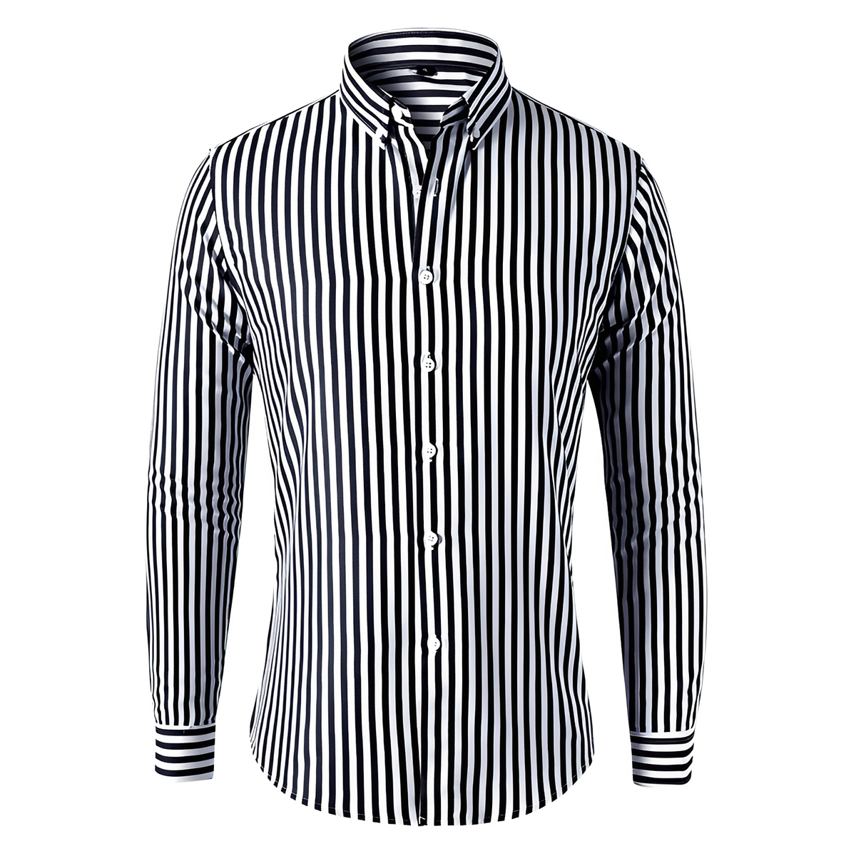 Dennis - Long-sleeve shirt with stripes and relaxed fit