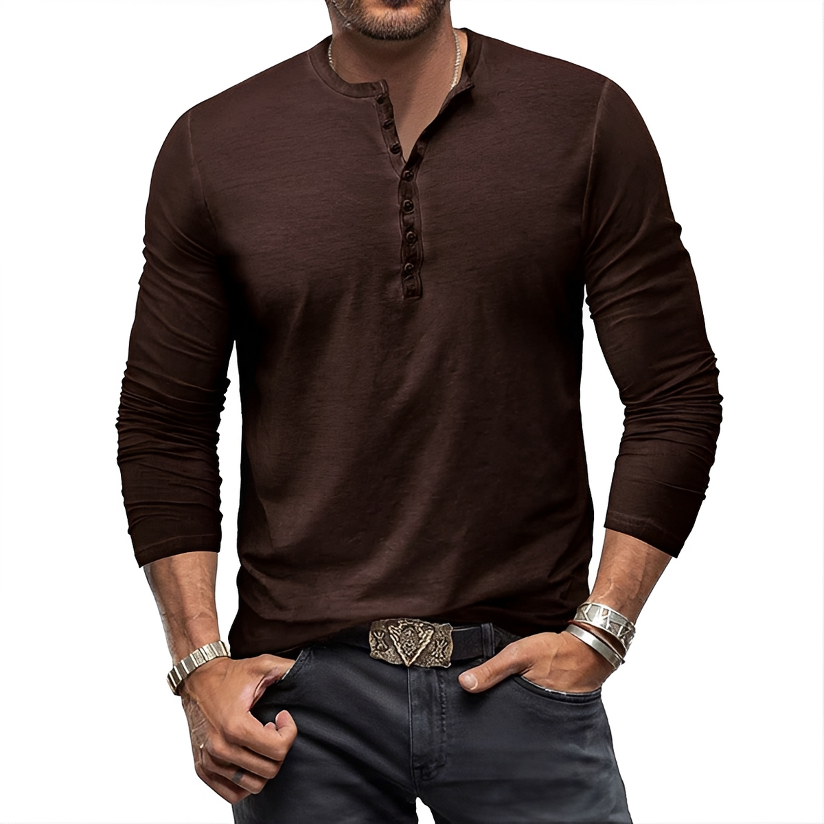 Clifford - Timeless shirt with button closure