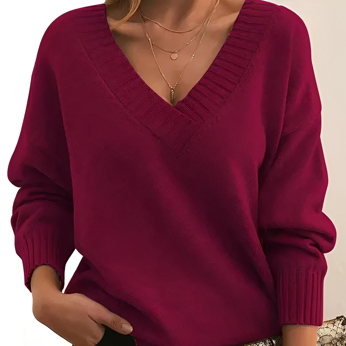 Helga - Cozy sweater in classic style