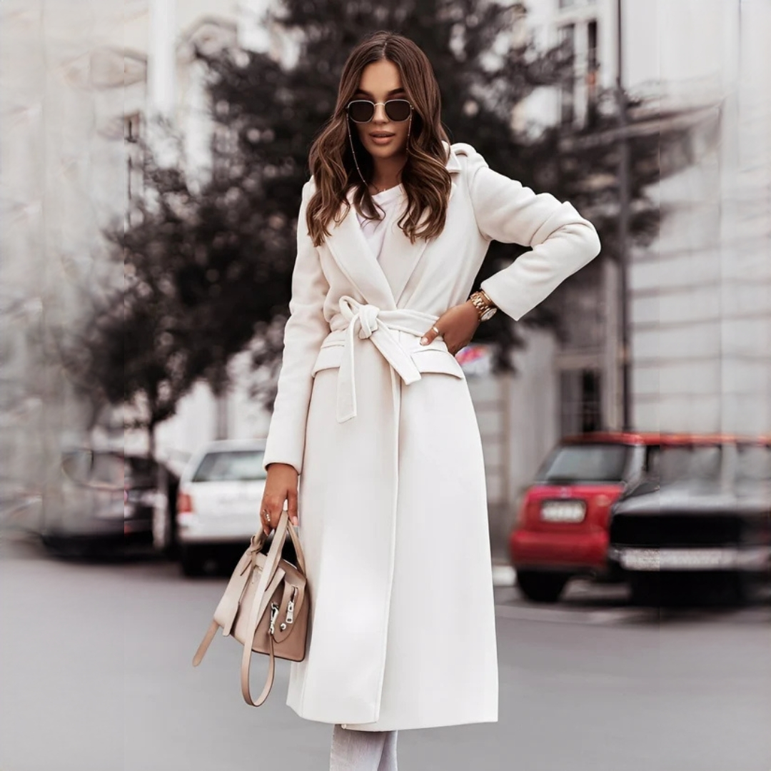Haylie - Stylish coat with belt