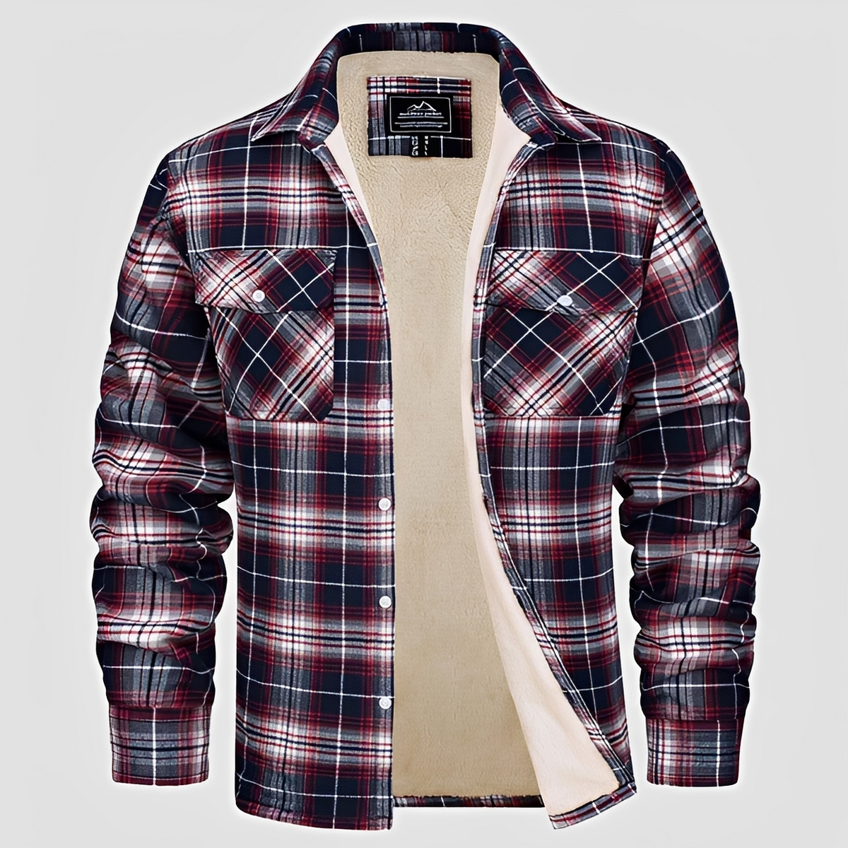 Marlon - Durable winter checkered shirt