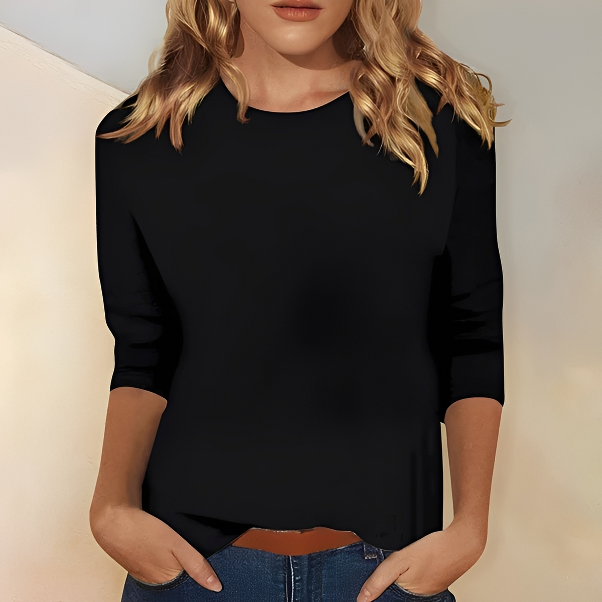 Kathlyn - Elegant long-sleeve blouse
