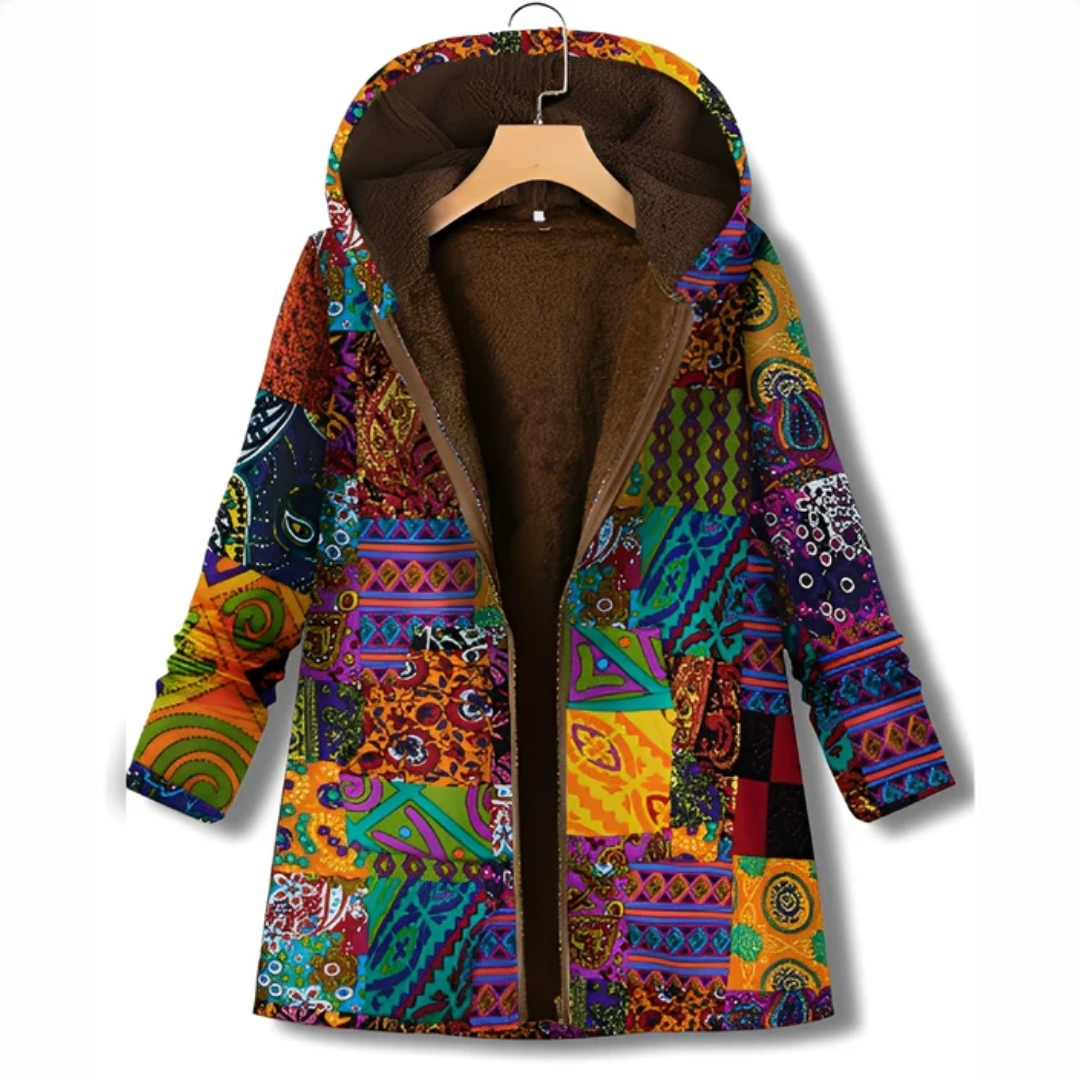 Jaslene - Timeless and cozy hooded jacket