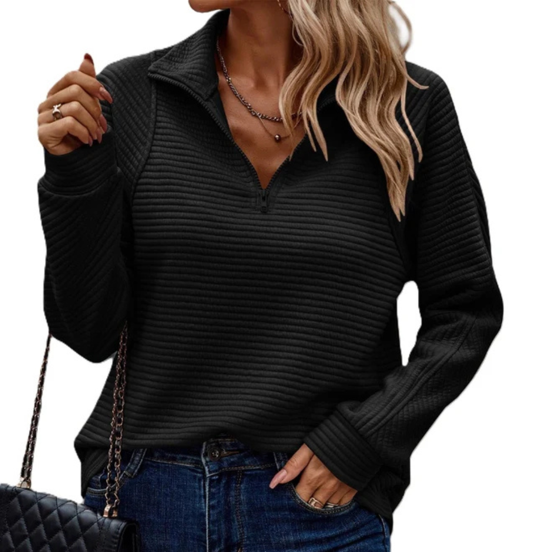 Zennia - Comfortable half-zip pullover