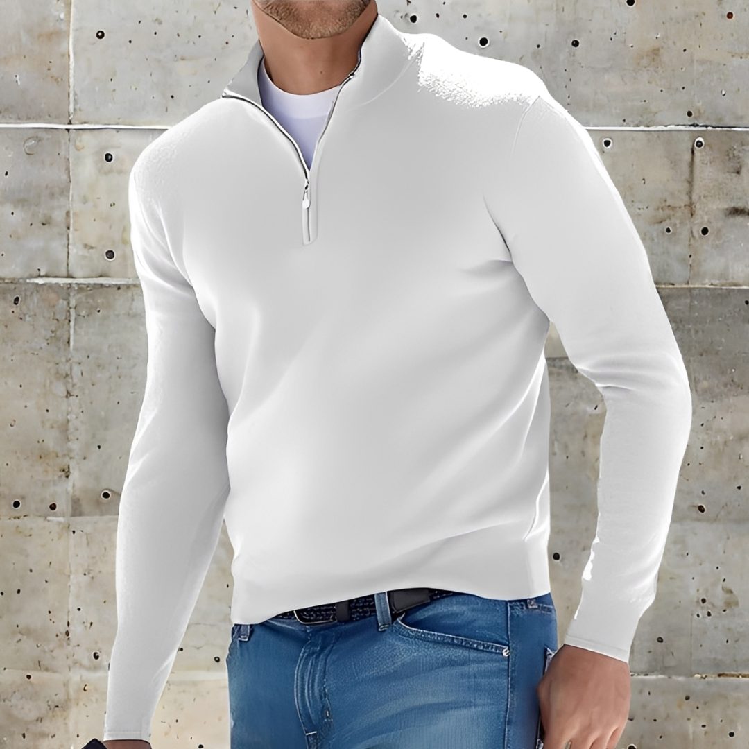 Tyries - Comfortable and snug zip-up sweater