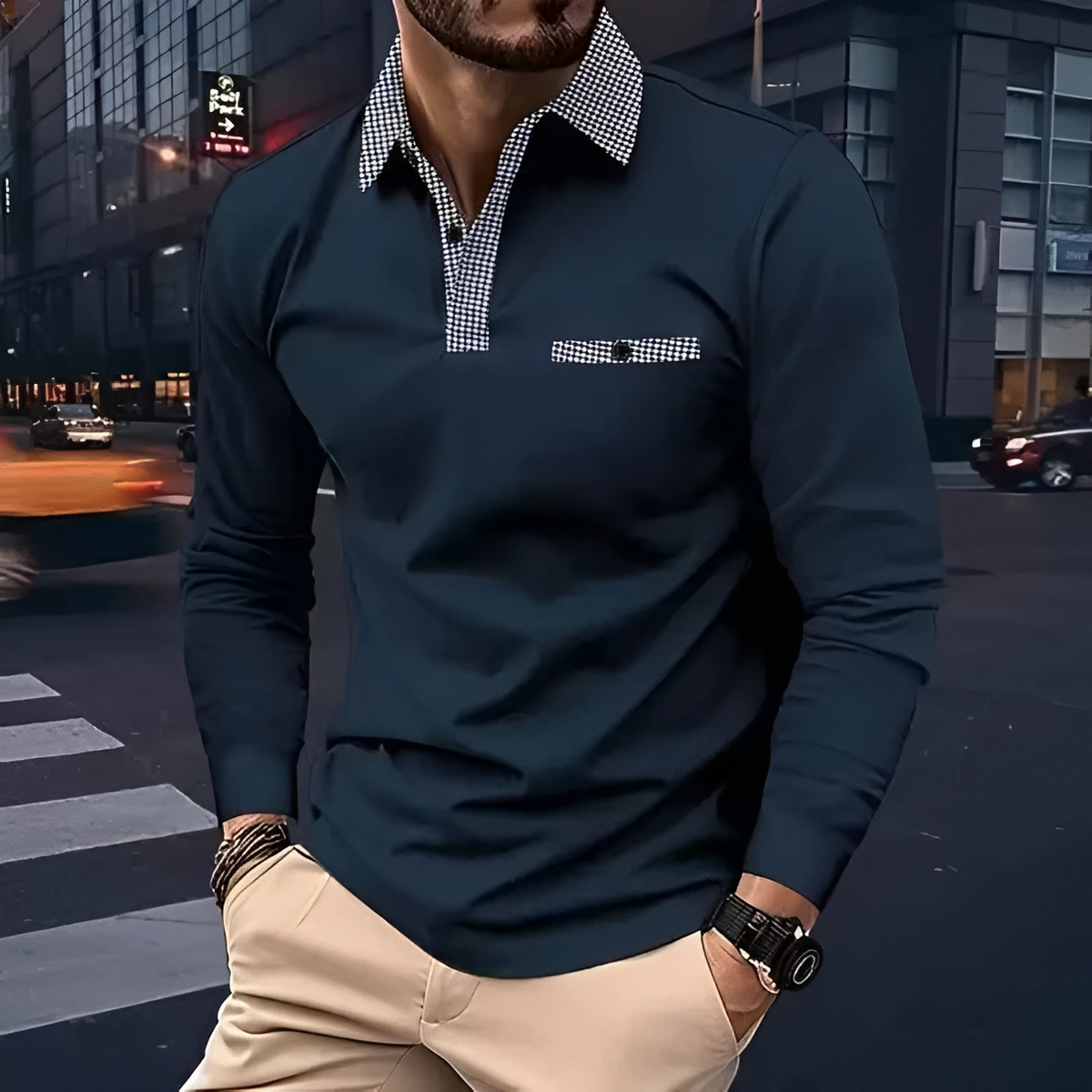 Dansel - Reliable long-sleeve shirt
