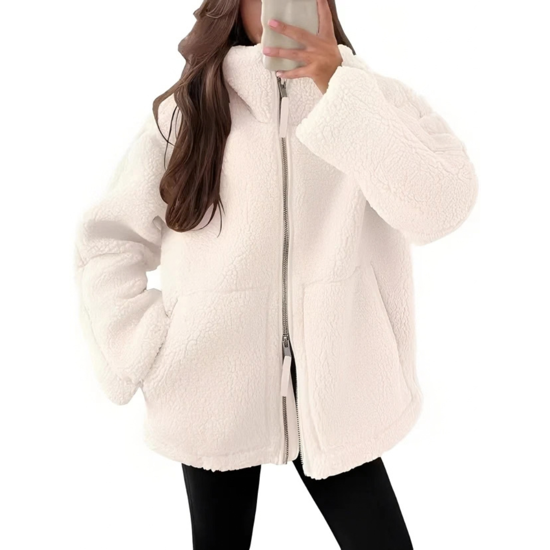 Rowena - Stylish and cozy jacket with zipper