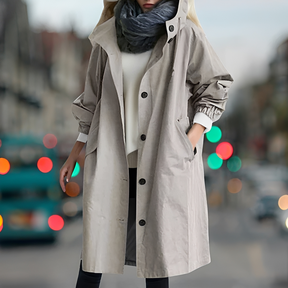 Ezza - Stylish and cozy raincoat