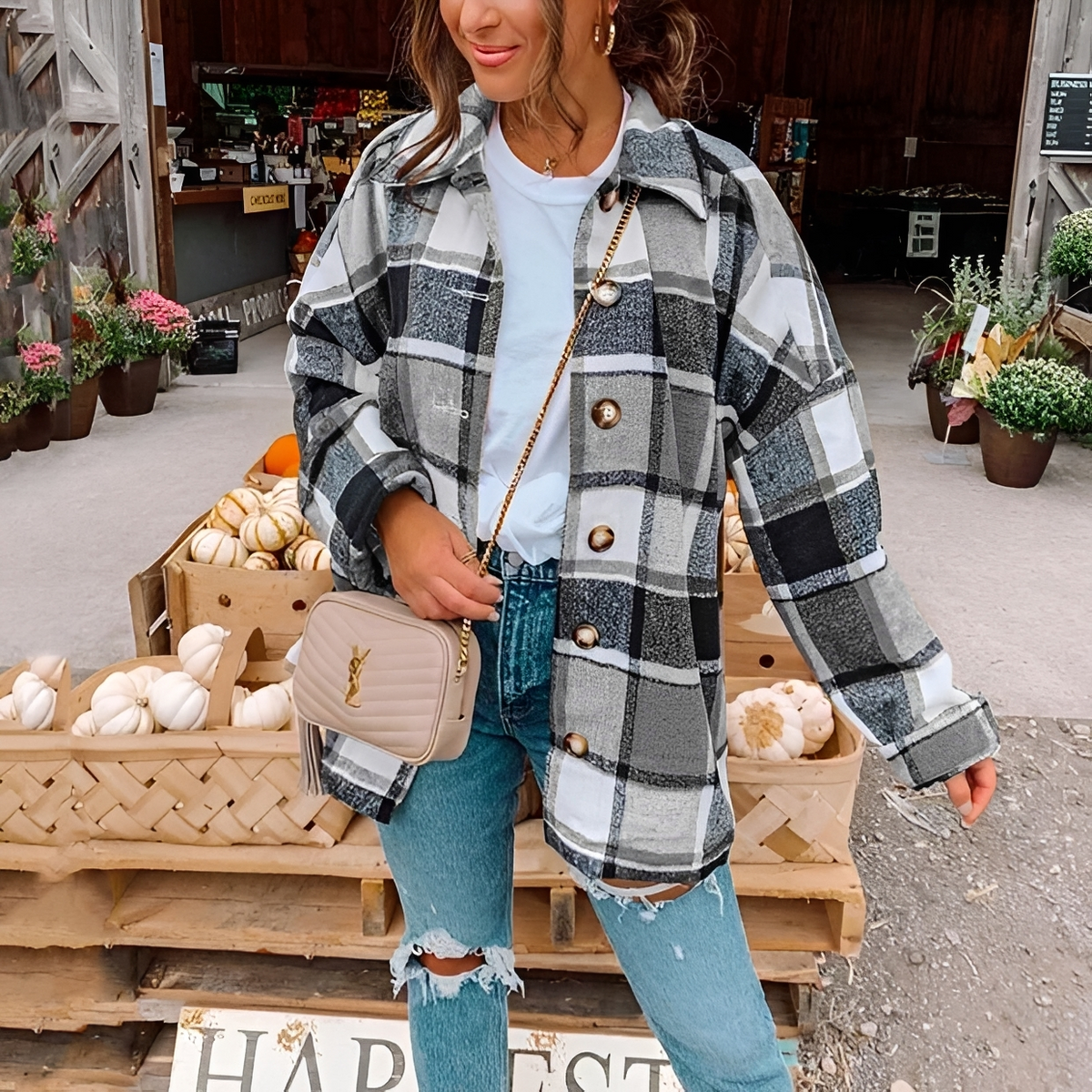 Anna - Stylish and cozy oversized shirt
