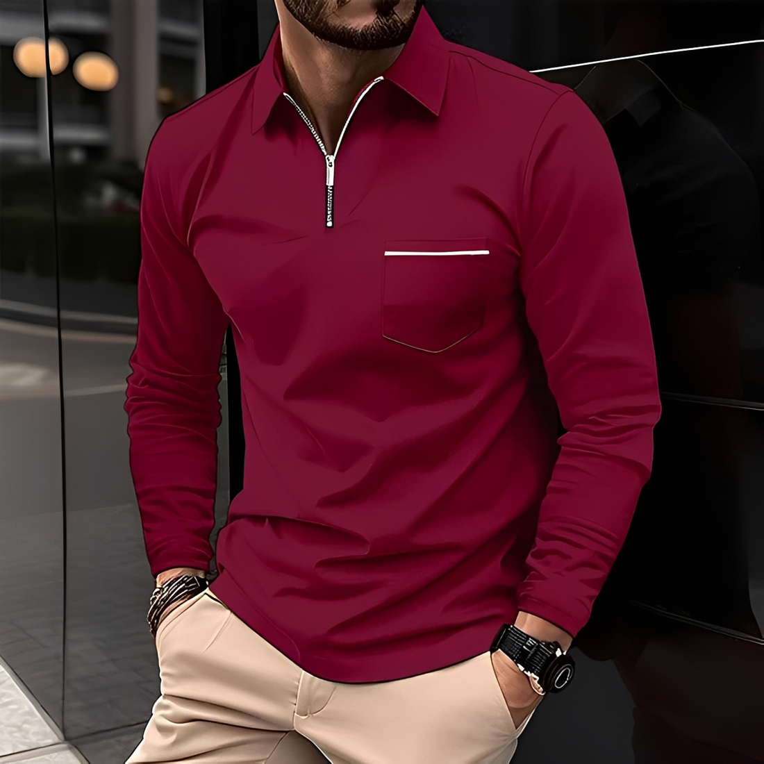 Bernard - Durable long-sleeve shirt