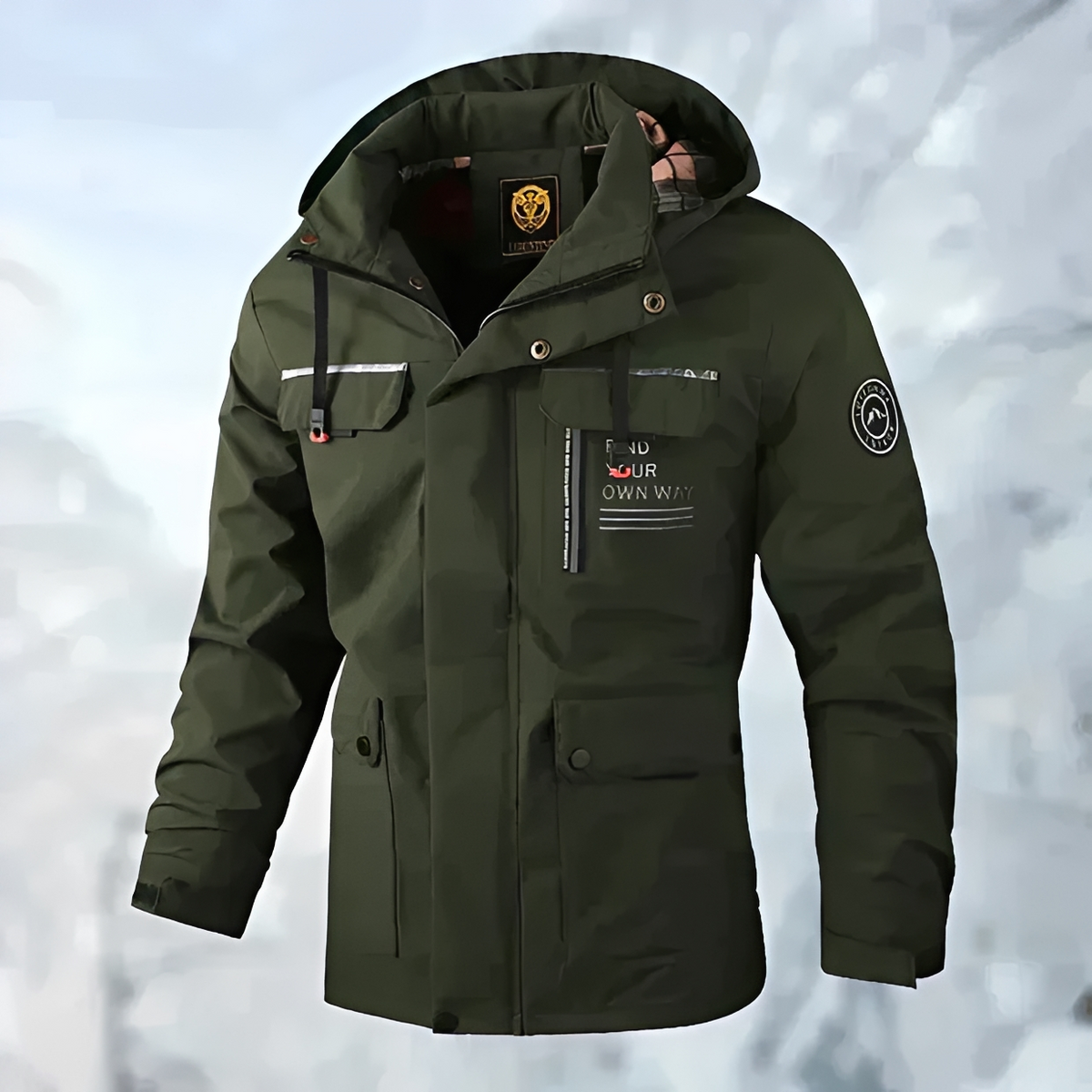 Luke - Cozy and warm hooded coat