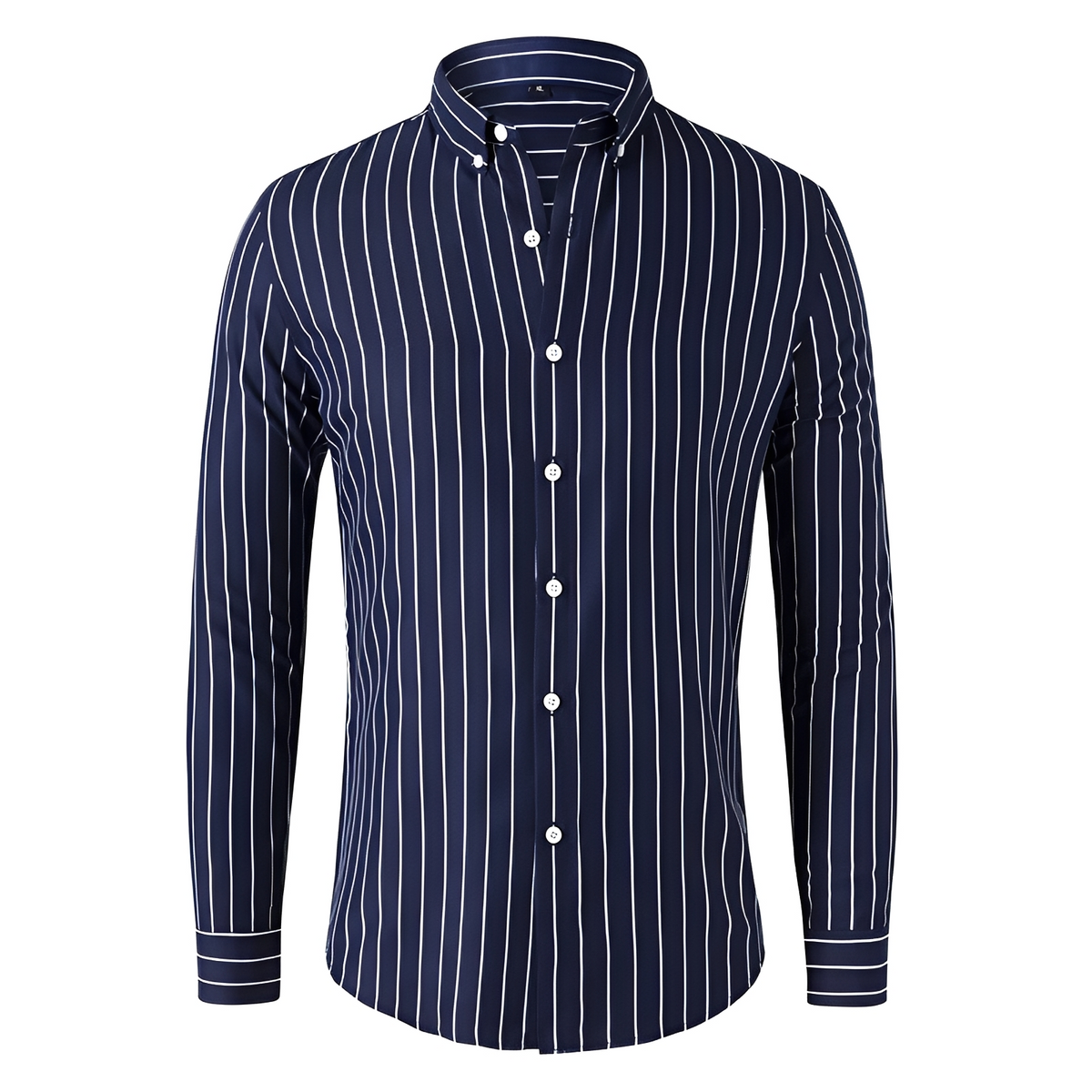 Dennis - Long-sleeve shirt with stripes and relaxed fit