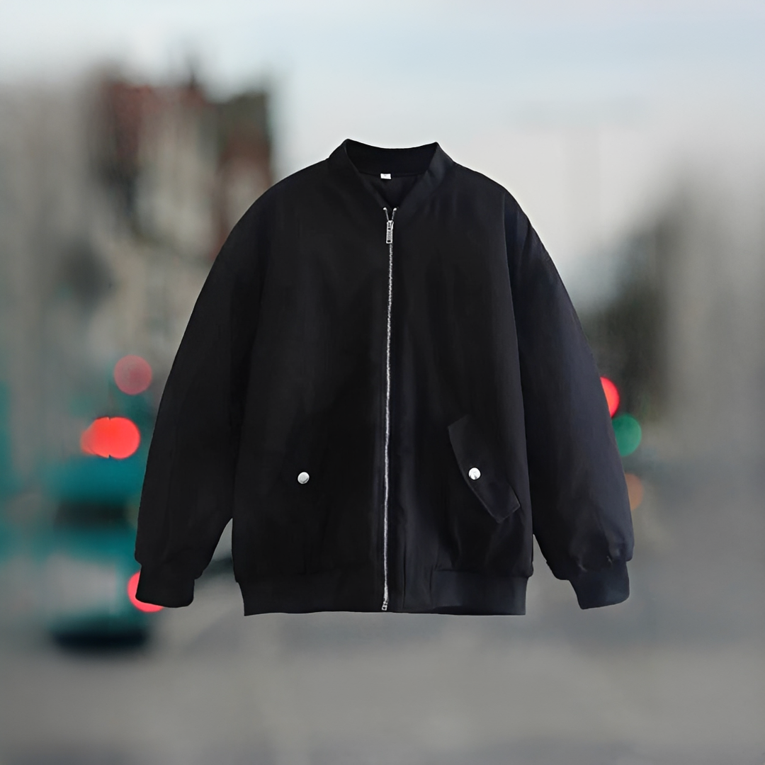 Fellaine - Comfortable oversized bomber jacket