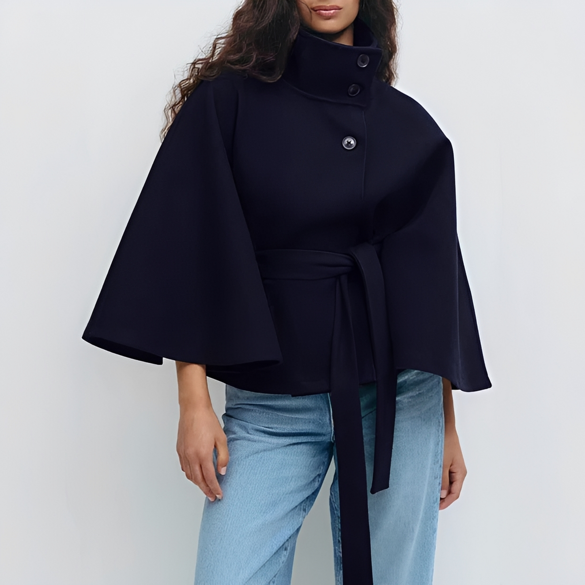 Loraine - Stylish and comfortable coat with belt