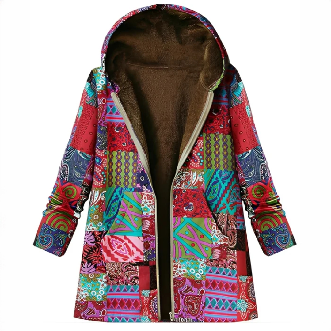 Jaslene - Timeless and cozy hooded jacket