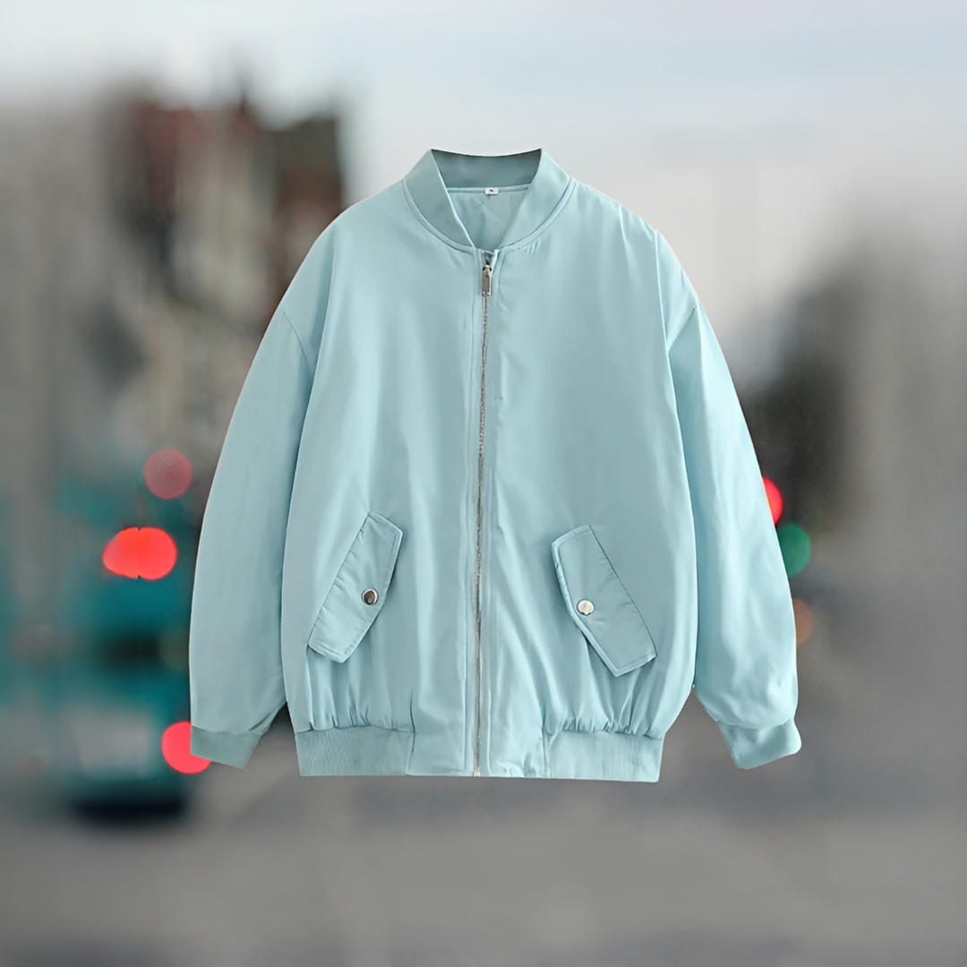 Fellaine - Comfortable oversized bomber jacket