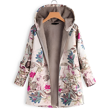 Olyvia - Vintage and cozy hooded jacket