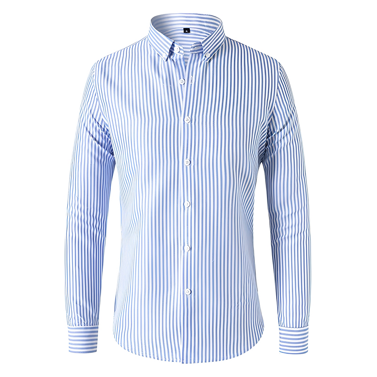 Dennis - Long-sleeve shirt with stripes and relaxed fit
