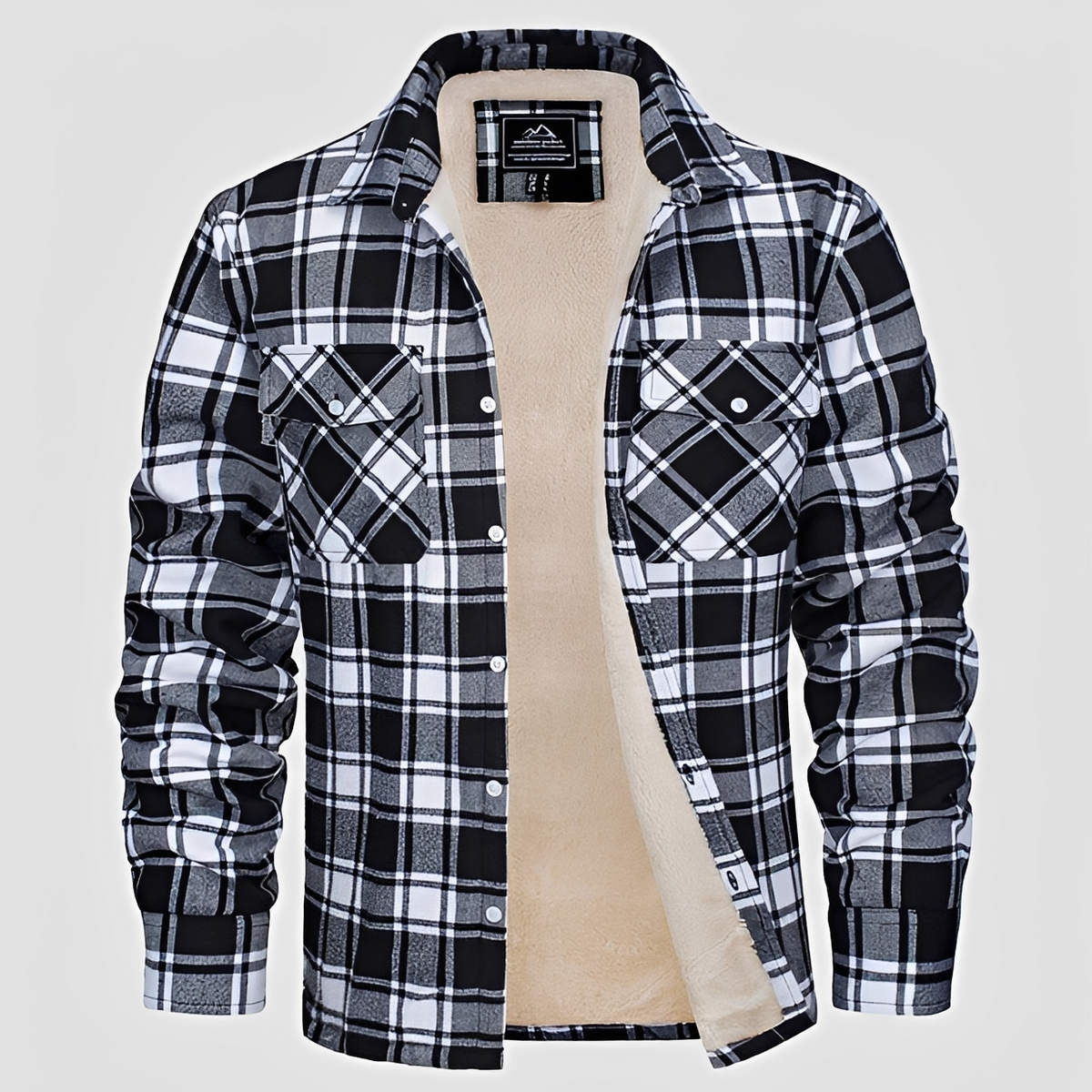 Marlon - Durable winter checkered shirt