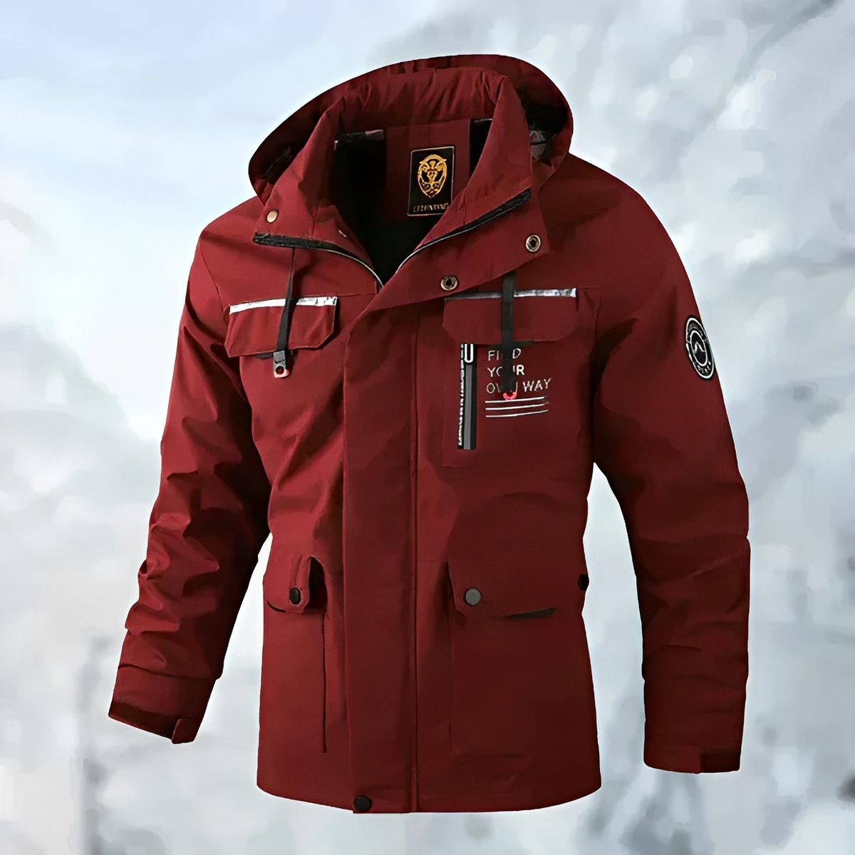 Luke - Cozy and warm hooded coat