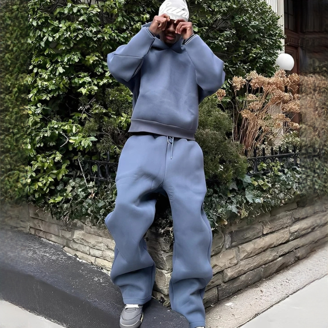 Marlon - Loose-fit hoodie and pants combo