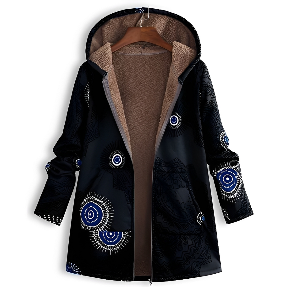 Olyvia - Vintage and cozy hooded jacket